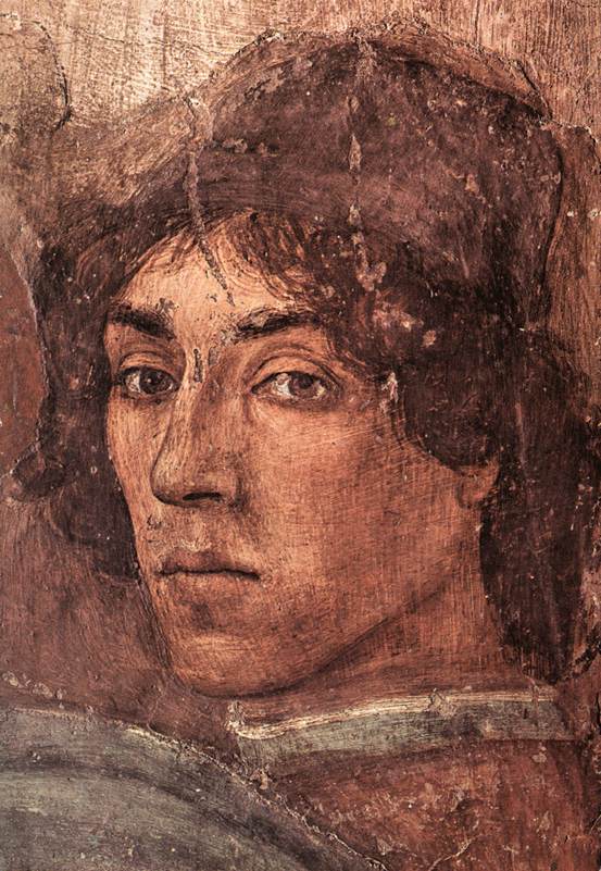 LIPPI, Filippino Adoration of the Child (detail) ga